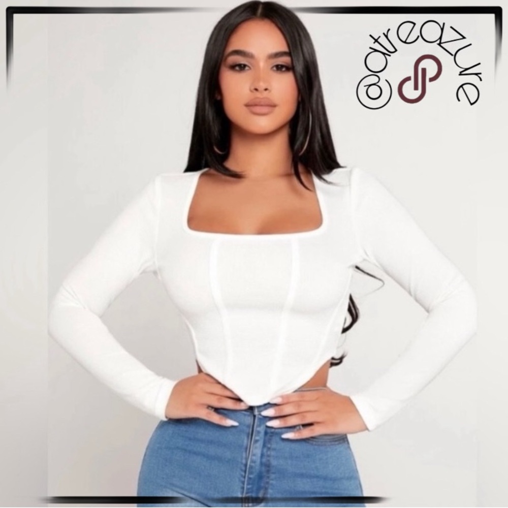 🆕 Asymmetrical Hem Crop Top